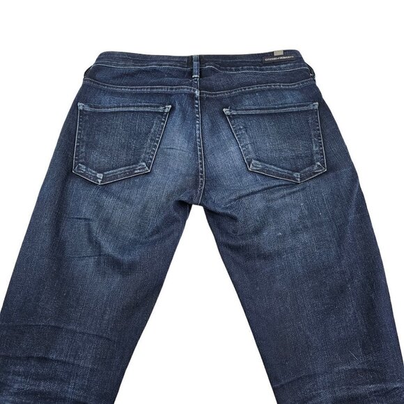 Citizens of Humanity Women’s Arielle Mid Rise Slim Dark Wash Blue Jeans - Sze 26 - Picture 5 of 16
